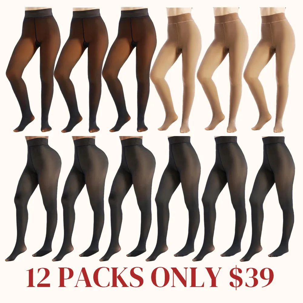 Women’s Sheer Fleece-Lined Tights