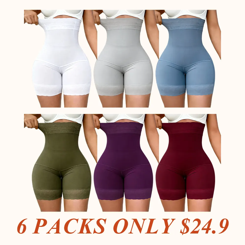 High Waist Shapewear Shorts, Fajas, Firm Control Girdle, Comfortable Shapewear Breathable Zipper