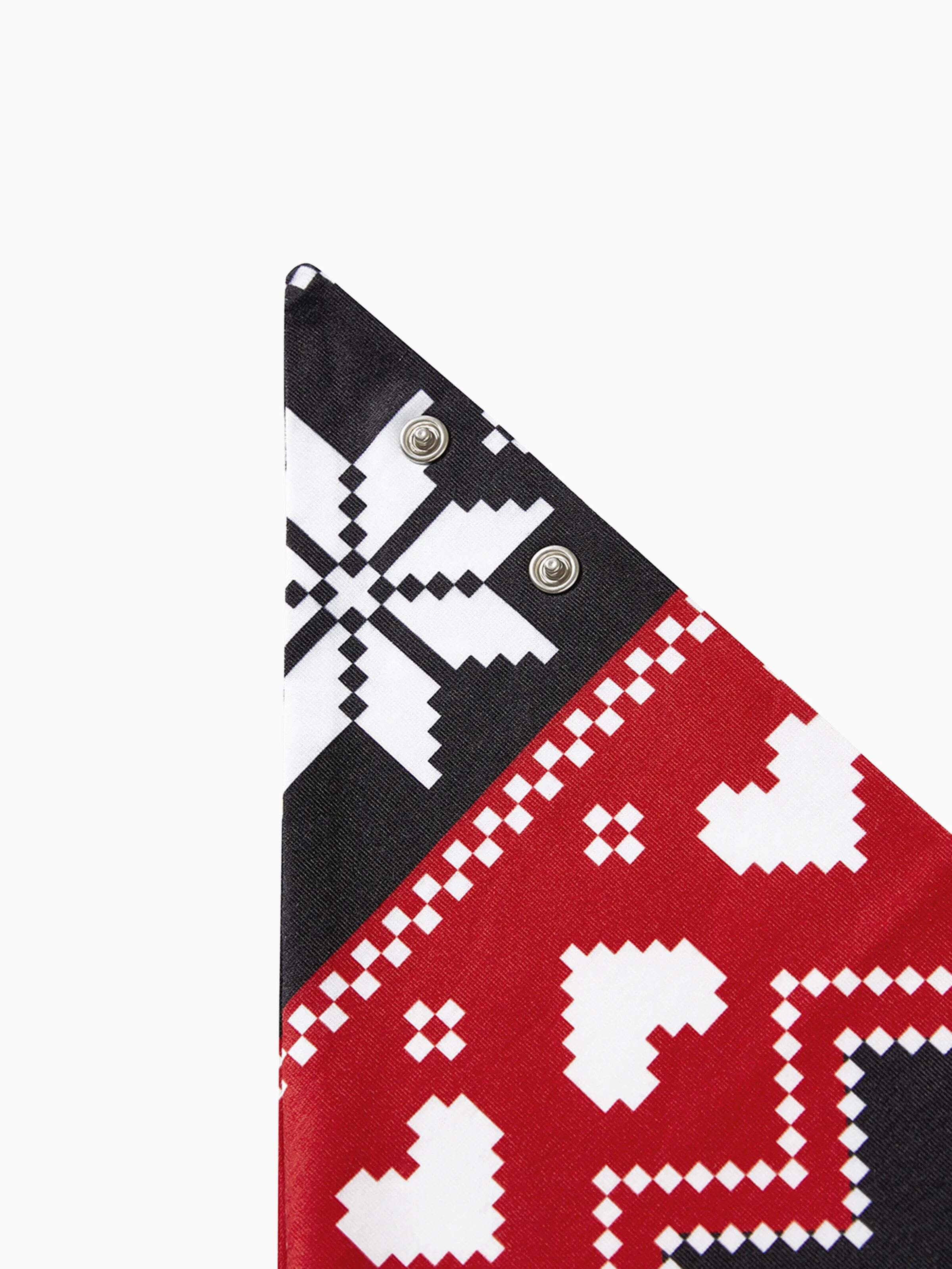 Christmas Reindeer Print Family Matching Pajamas Sets with Christmas Socks Black