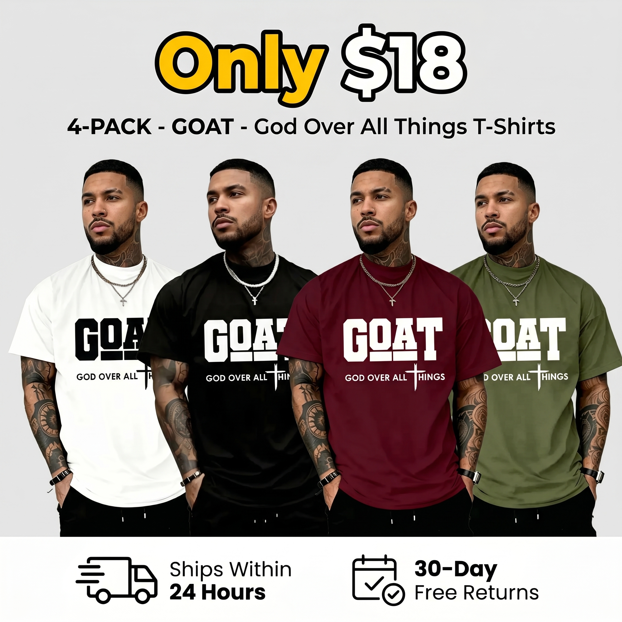 Men's Printed T-Shirt — 100% Pure Cotton, Loose-Fit, Streetwear Style, Short Sleeve