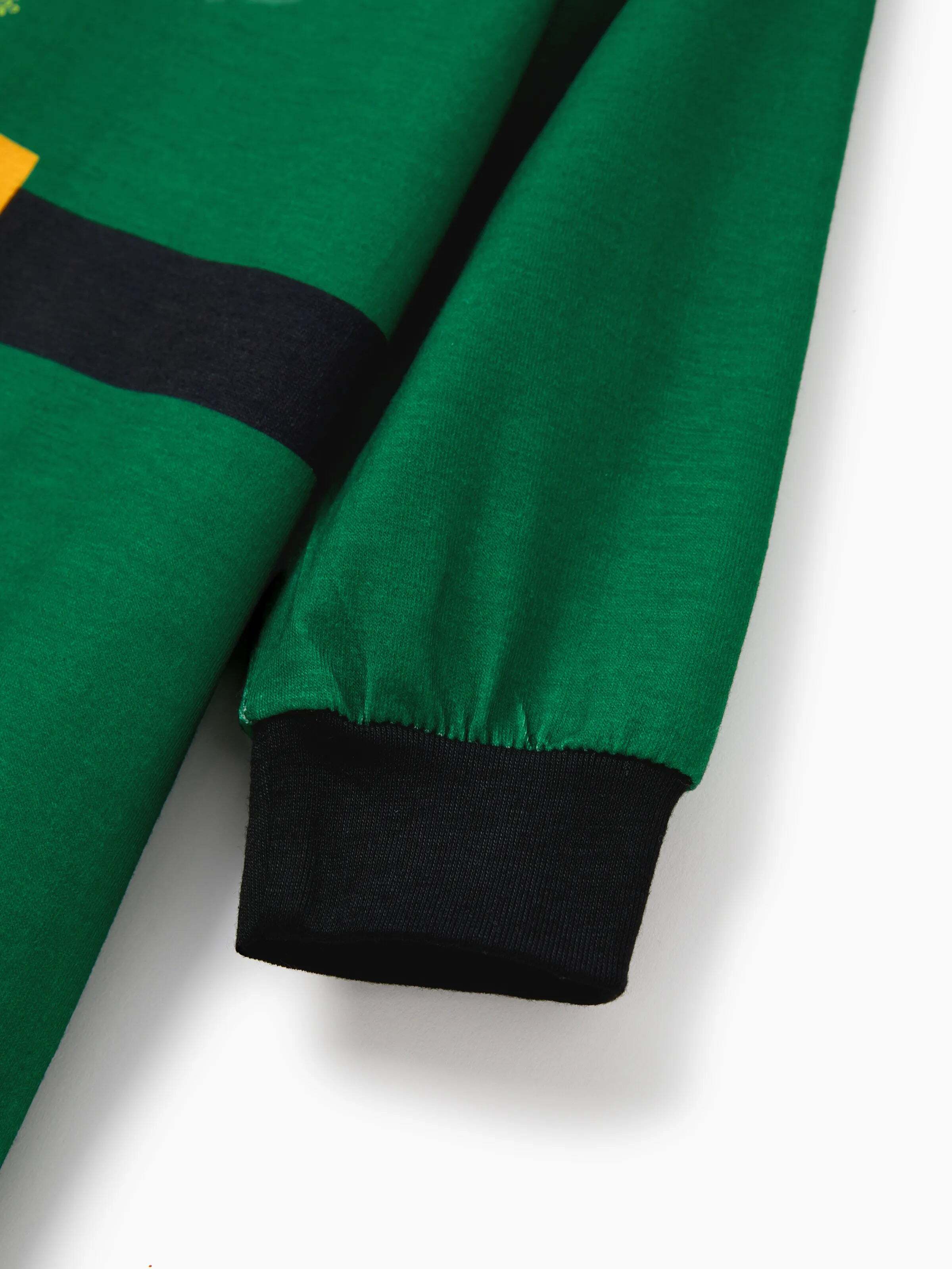 Christmas Family Matching Belt and Collar Pajamas Sets with Christmas Socks