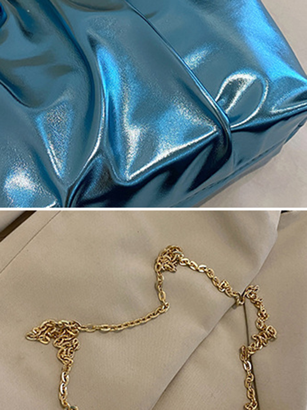Pleated Shiny Bags