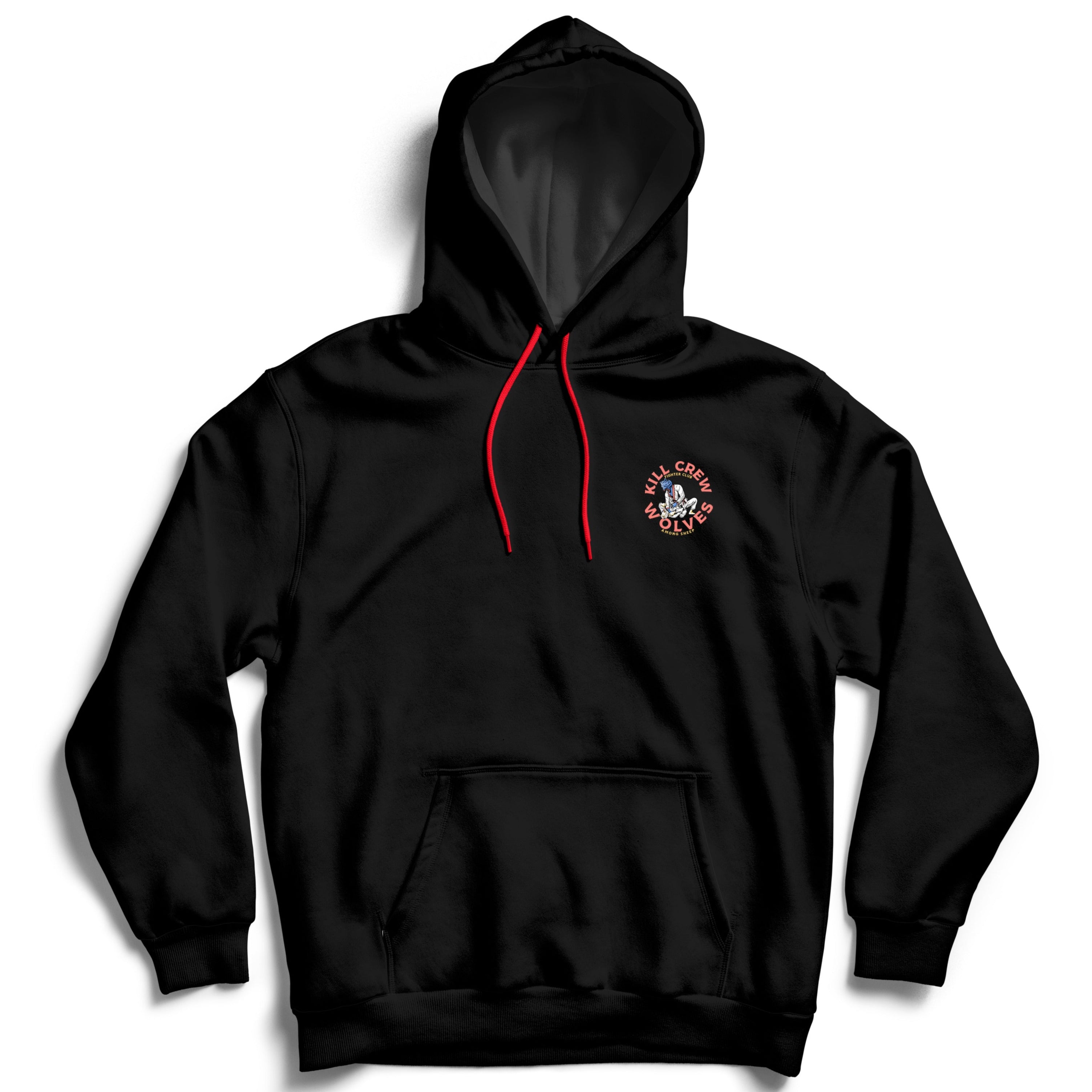 GI JIU JITSU WOLVES AMONG SHEEP HOODIE - BLACK