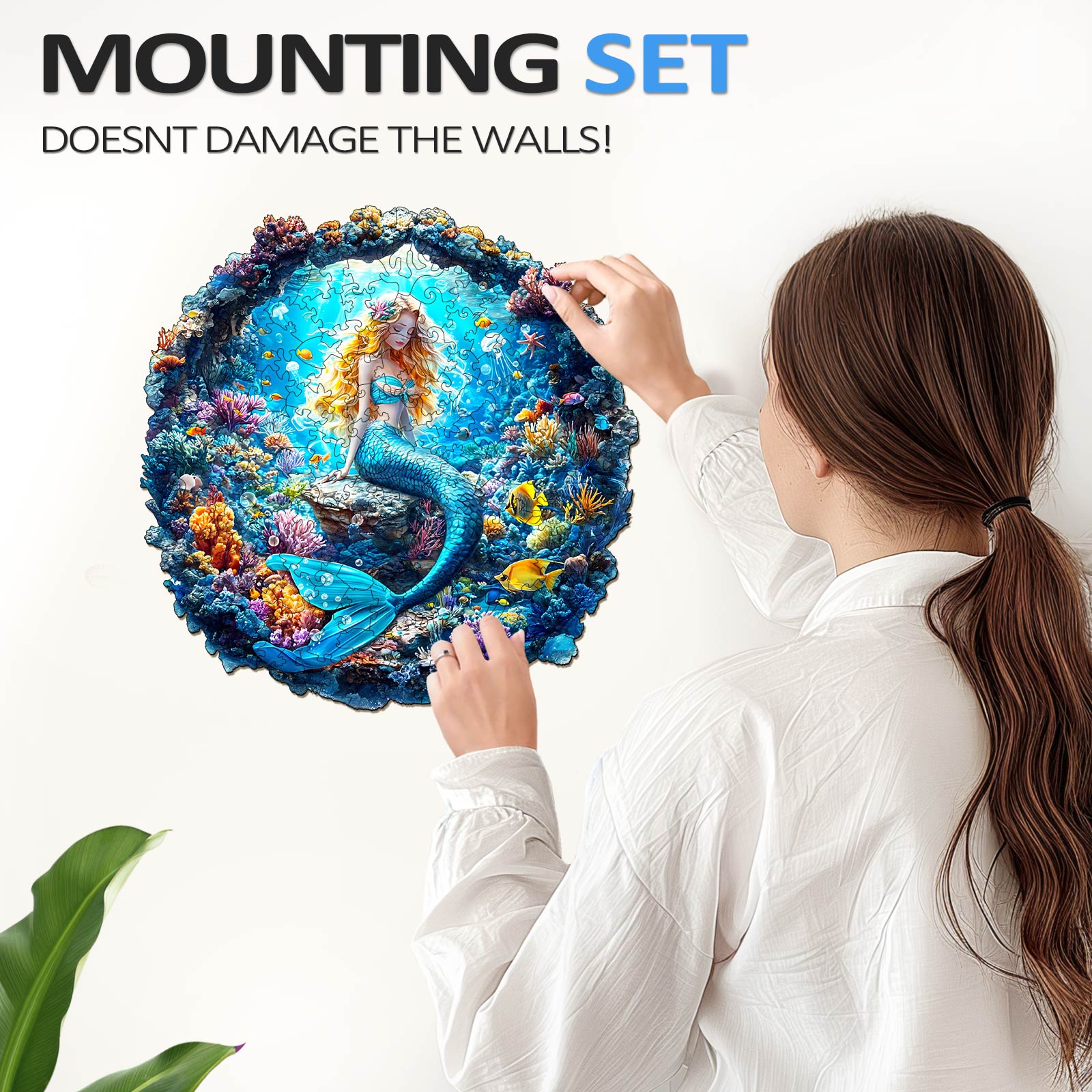 3D Mermaid Wooden Jigsaw Puzzle