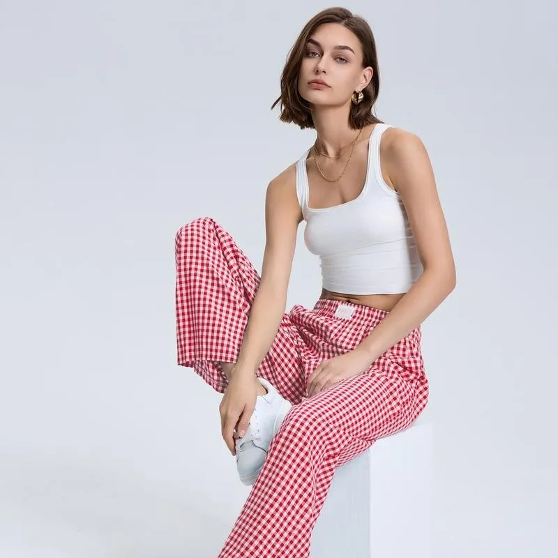 Women's plaid checkered casual pants(Just $3 Each!)