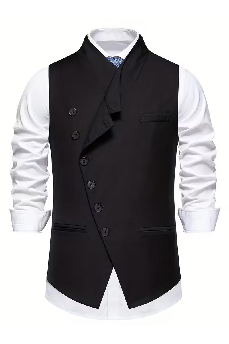 Fashion Single-Breasted Suit Vest