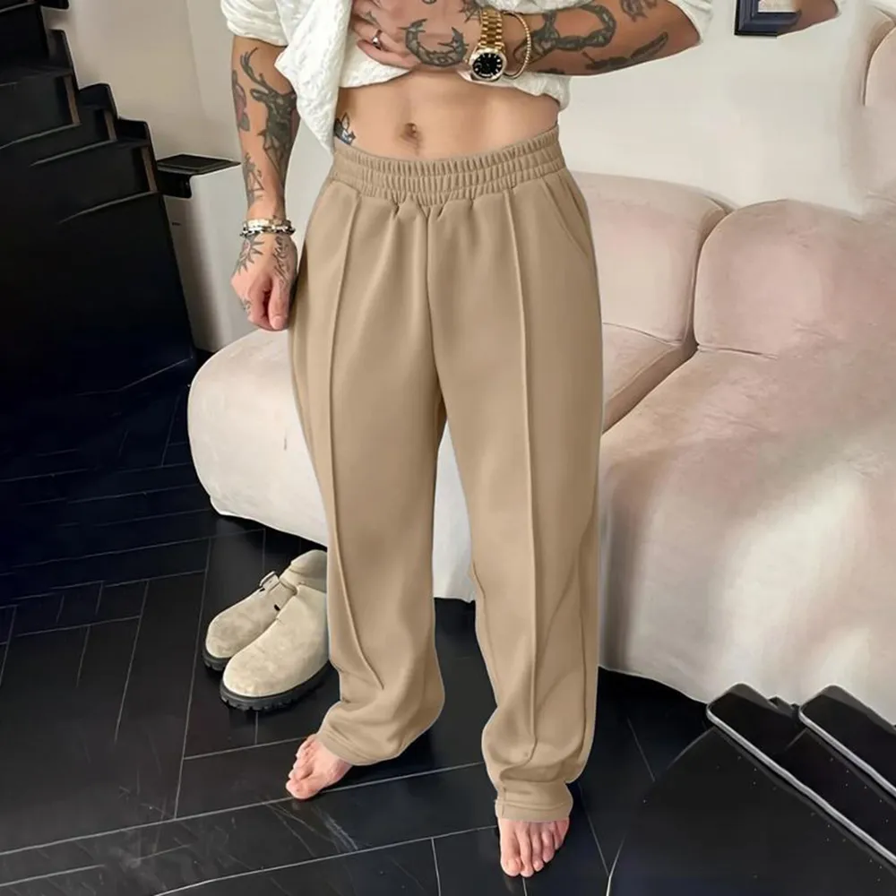 Men's and Women's Casual Street Style Joggers, High-Street Hip-Hop Design, Comfortable All-Season Pants for Daily Wear