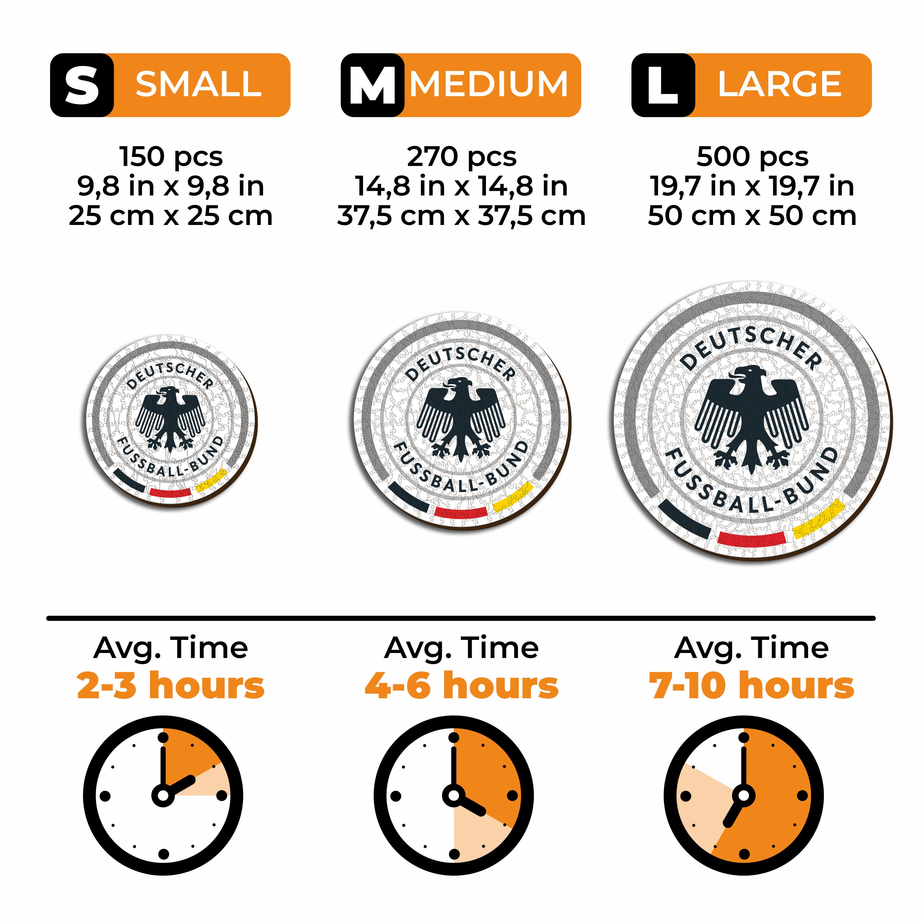 Germany® Eagle Logo - Wooden Puzzle