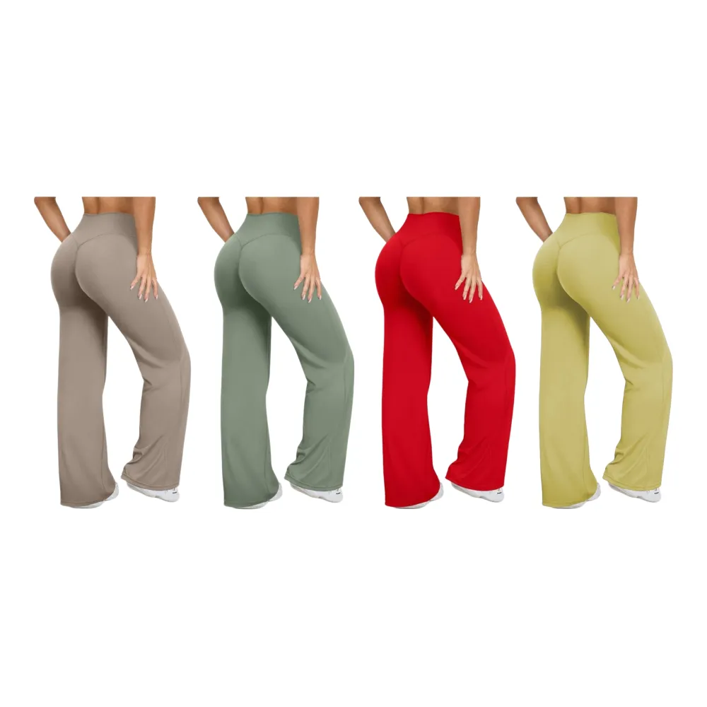 Women's Casual Pants - High-waisted Loose