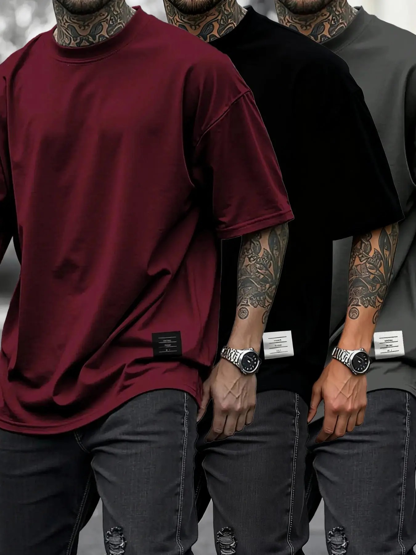 Men’s Ultra-Comfort Daily Essential Oversized Tee