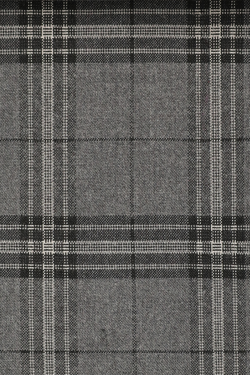 Men's Gray Checkered Vest