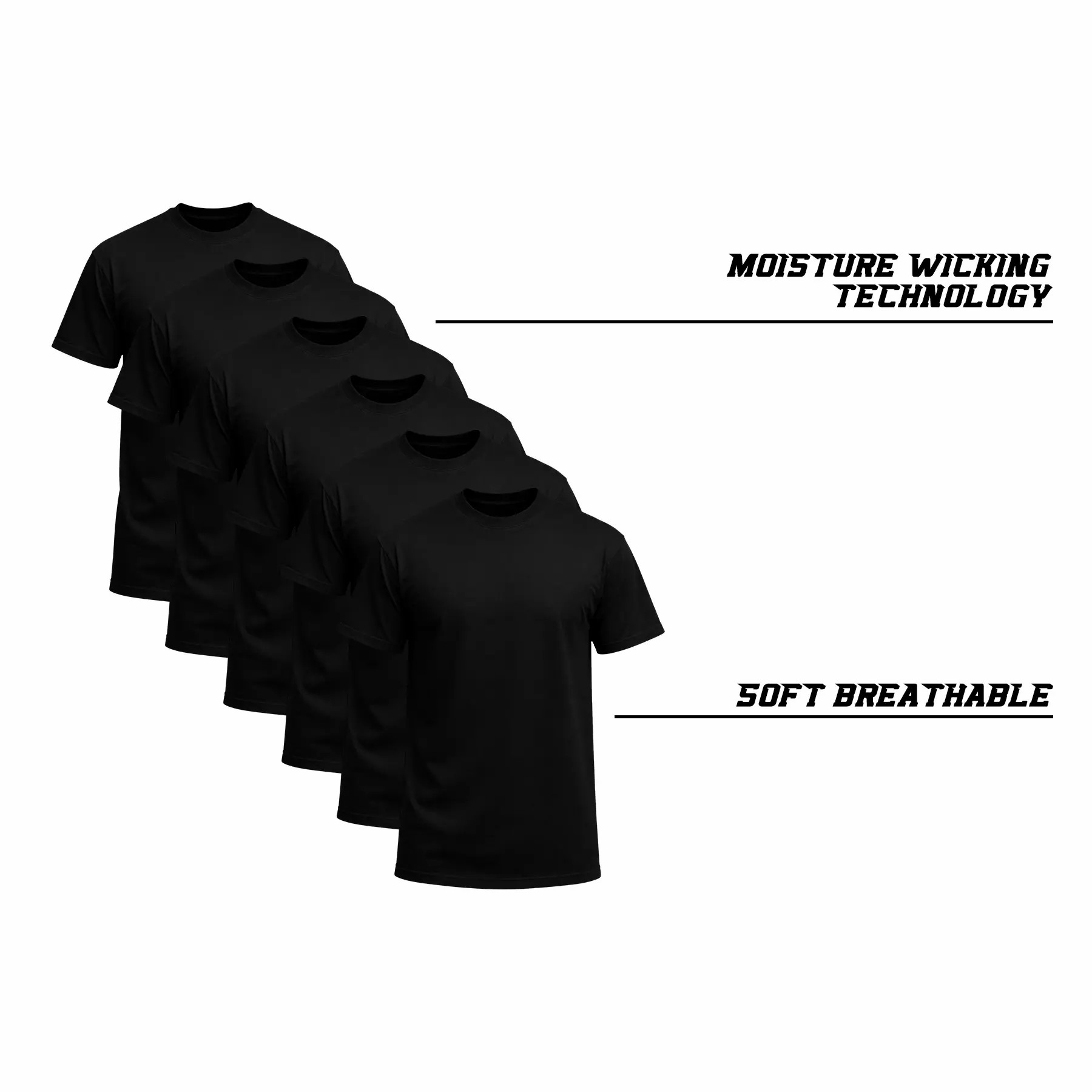 12-Pack $29.99 The more you buy,the lower the price. Stock up! Men's Black Crew Neck T-Shirt