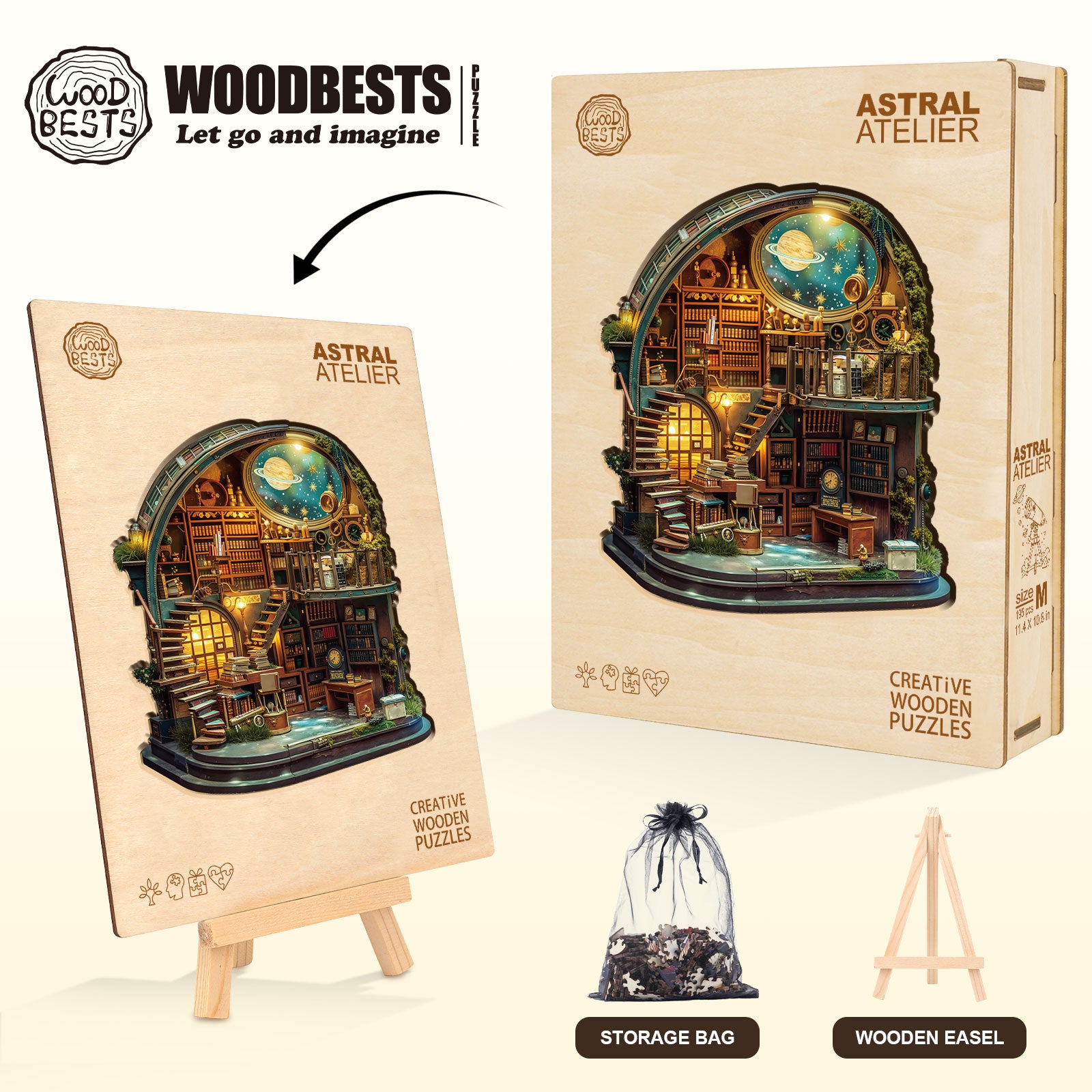 Astral Atelier Wooden Jigsaw Puzzle