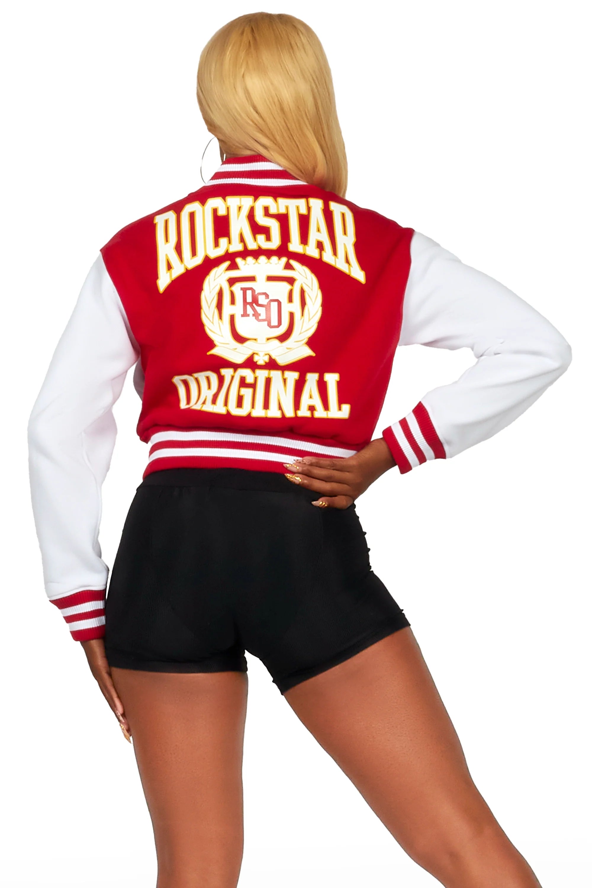Brelynn Red Varsity Jacket