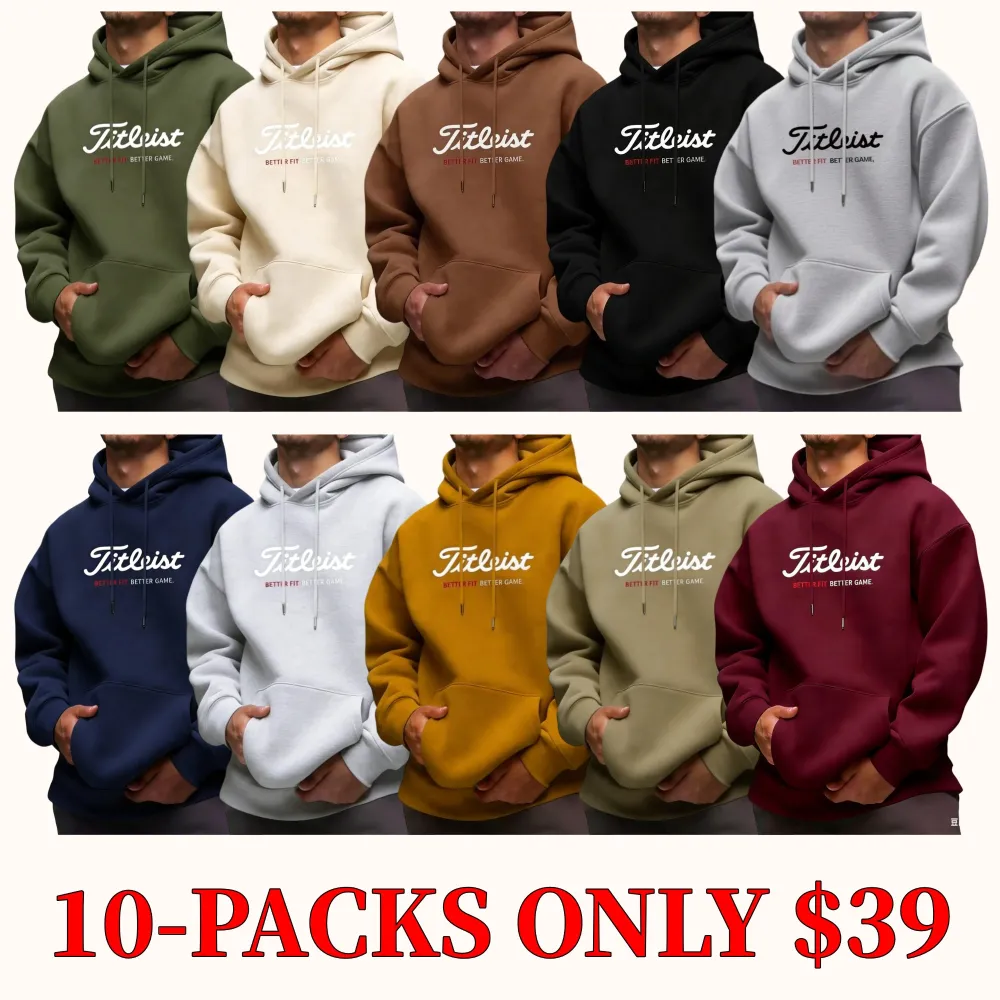 Unisex hooded golf sweatshirt