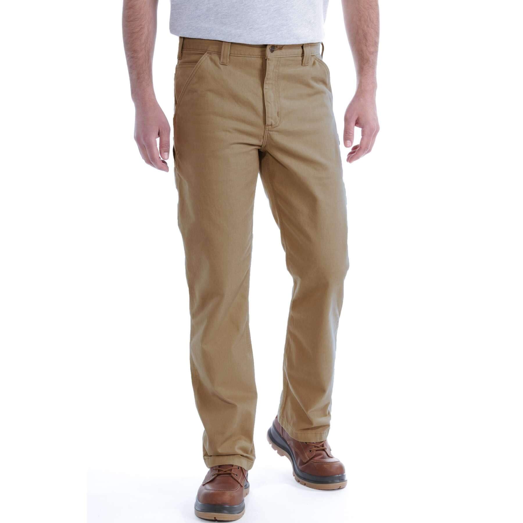 CHT Relaxed fit Straight Leg Washed Twill Trousers B324
