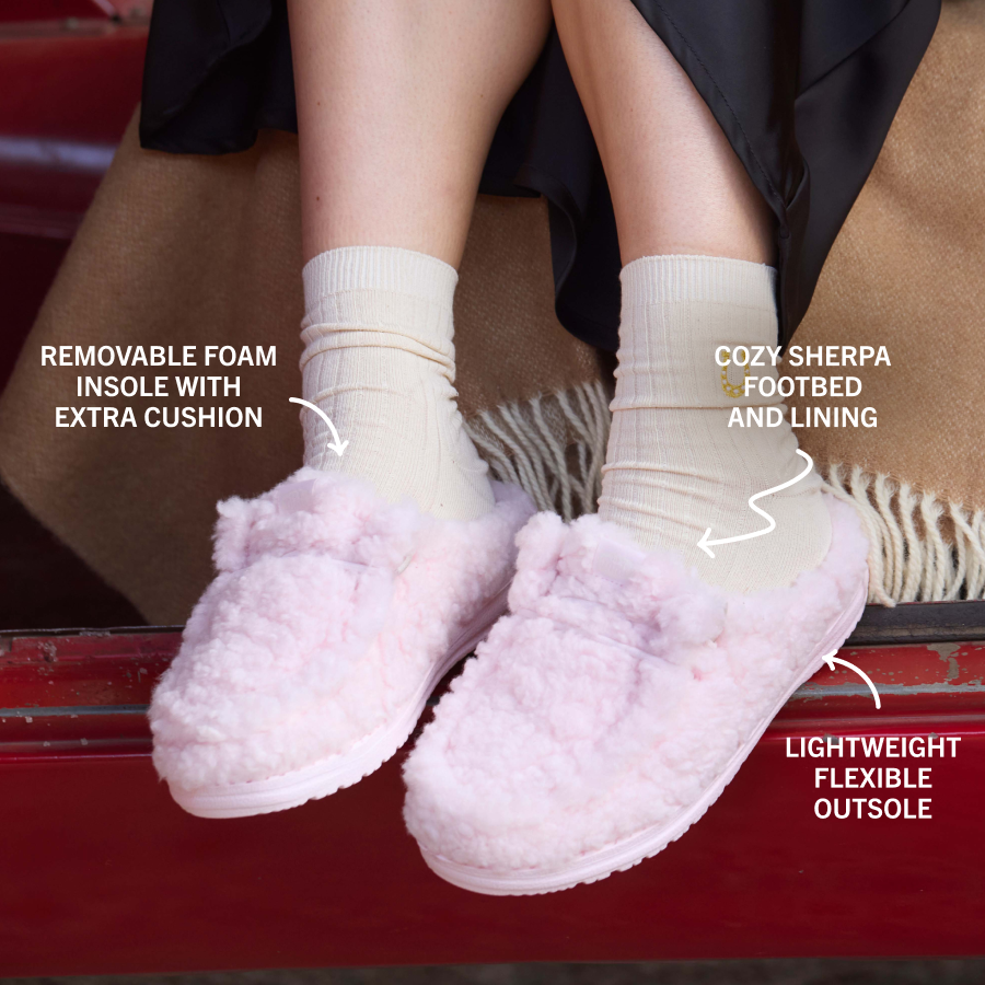 Wendy Slipper - Cozy Light Pink