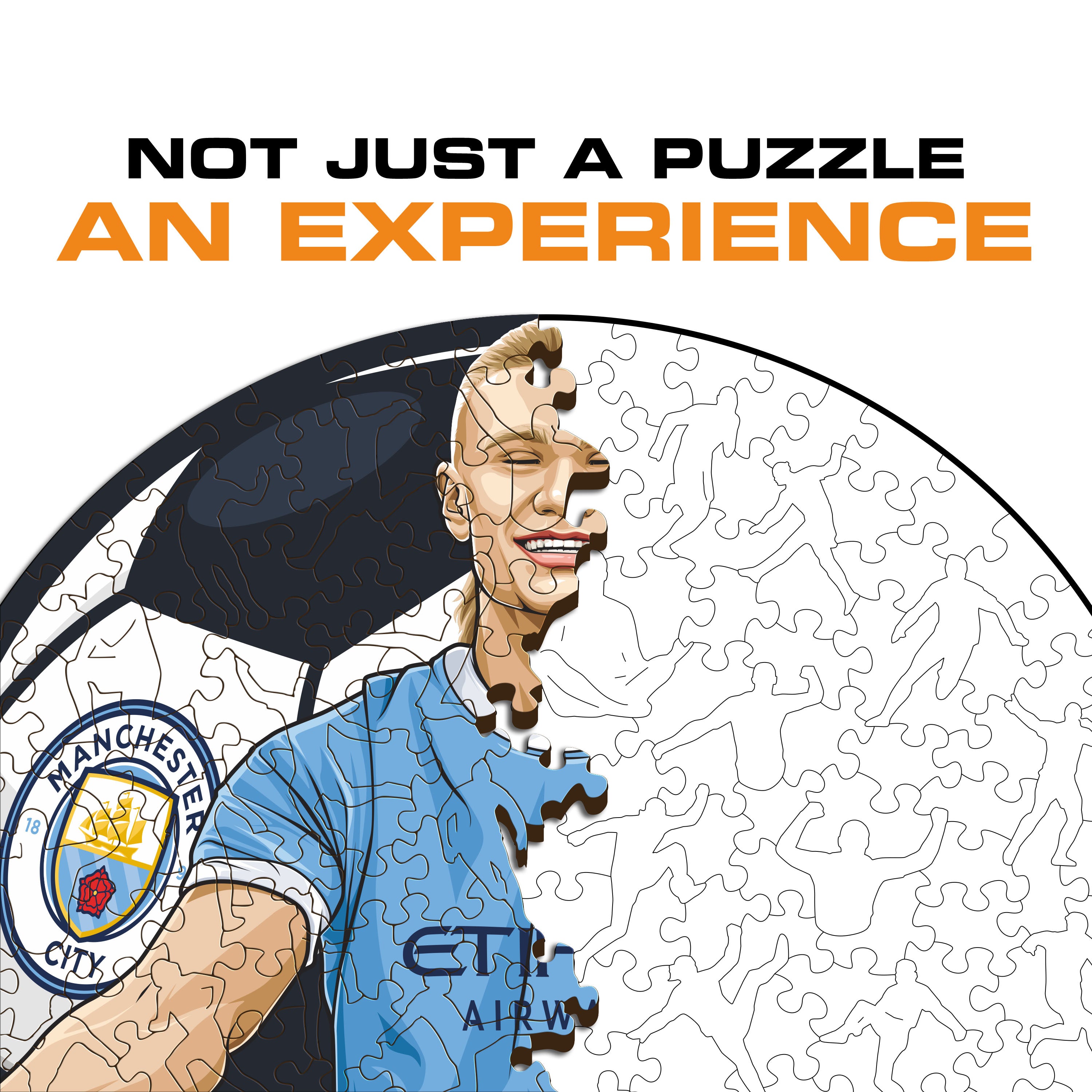 Erling Haaland - Wooden Puzzle