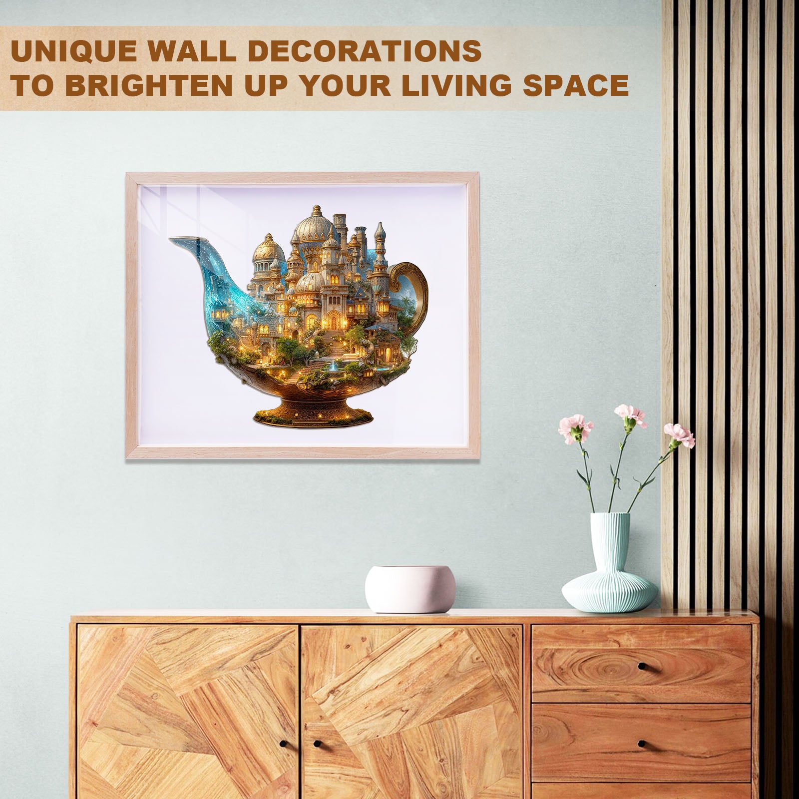Magic Lamp World Wooden Jigsaw Puzzle