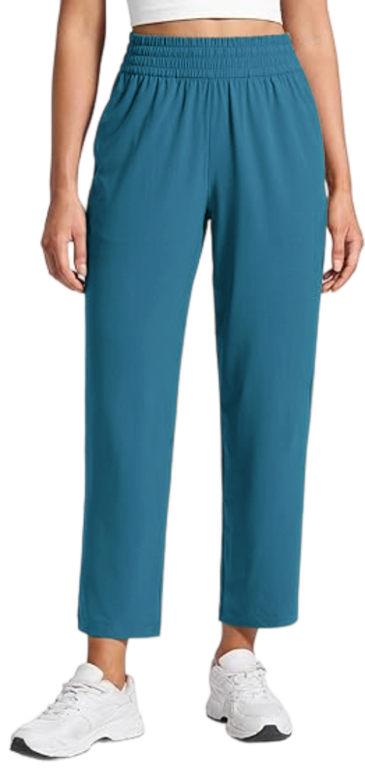 Lightweight Drapey Tapered Ankle Pants for Women