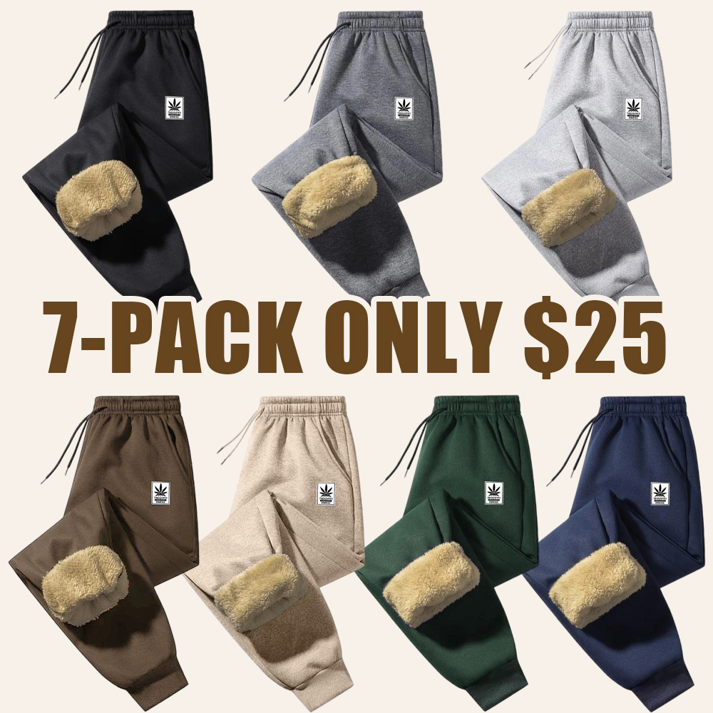 Men's Warm Lined Winter Pants