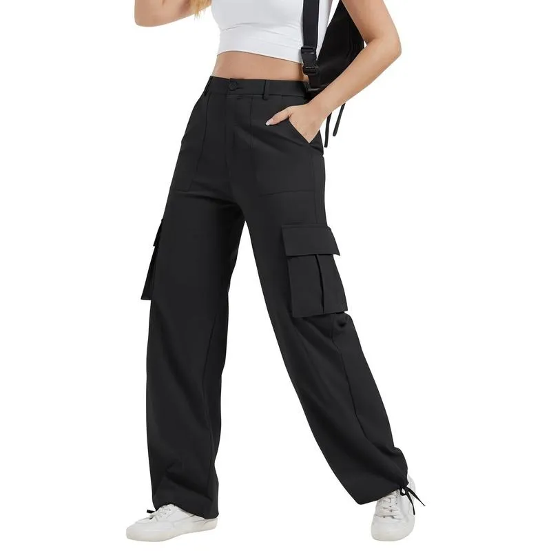 Stretchy Womens Cargo Pants thick thigh pants work outfits women Wide Leg Sweatpants Baggy