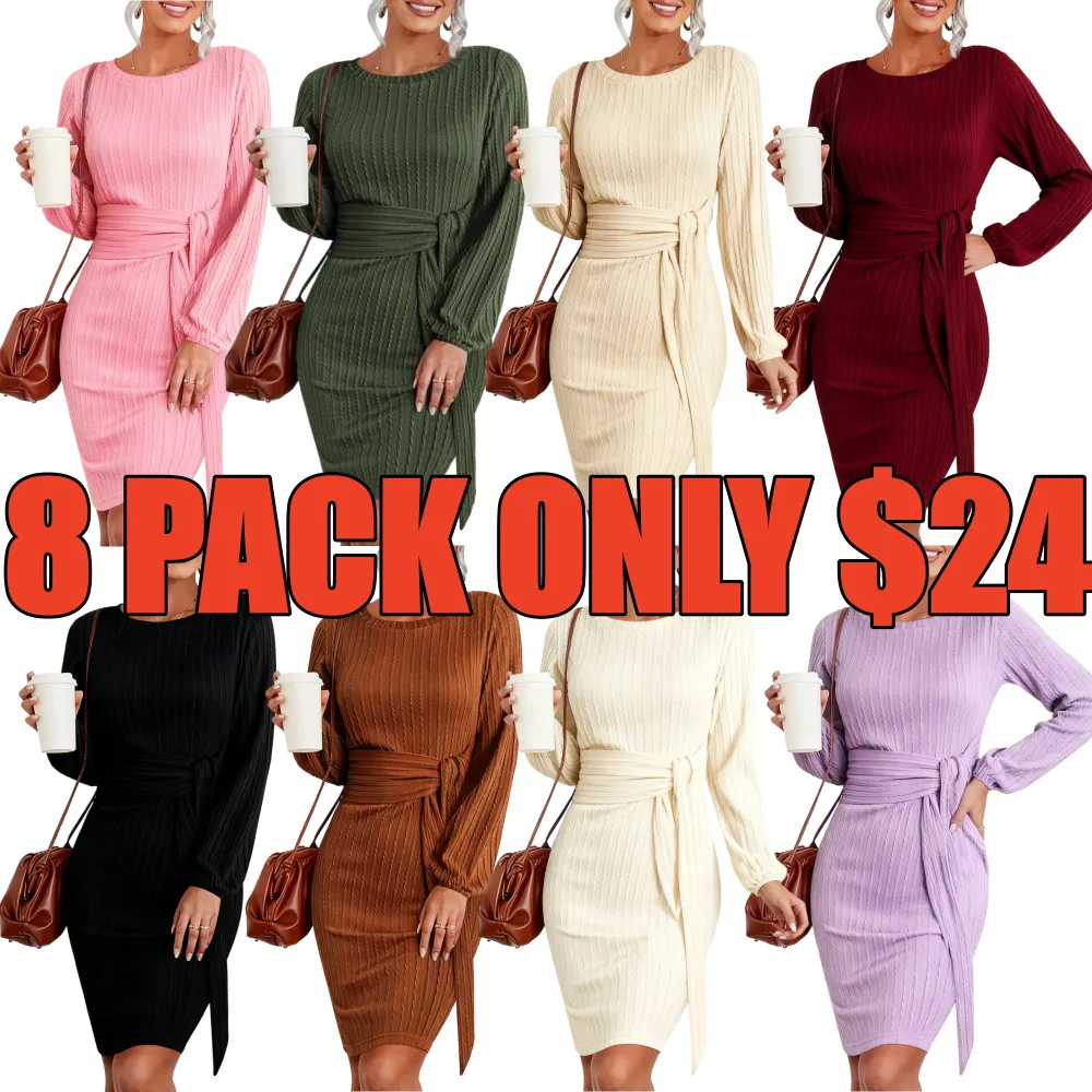 Women's Elegant Knit Dress