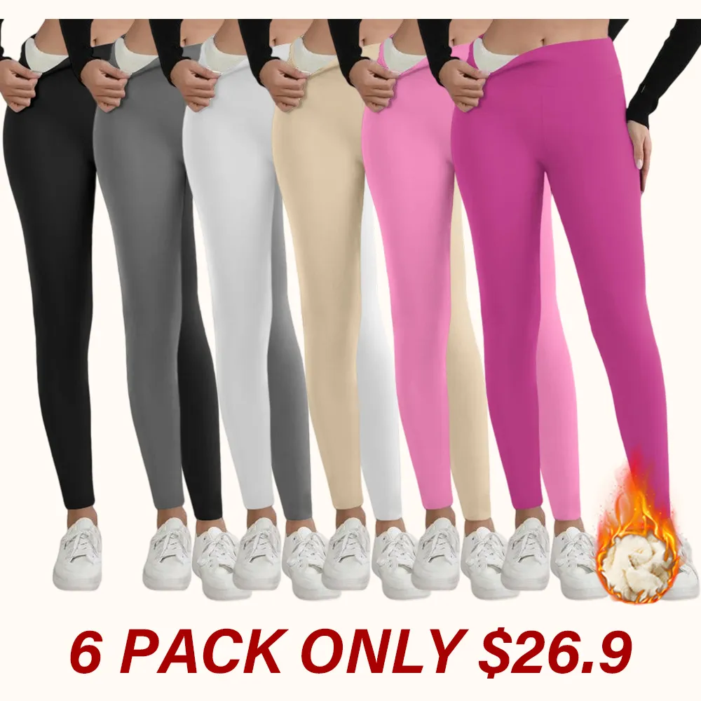 Warm and thick fleece leggings