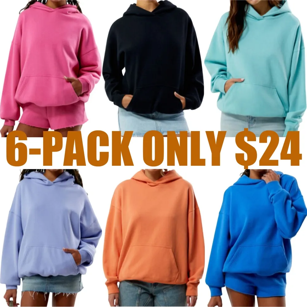 Women's Core Washed Oversized Hoodie (Just $4 Each!)