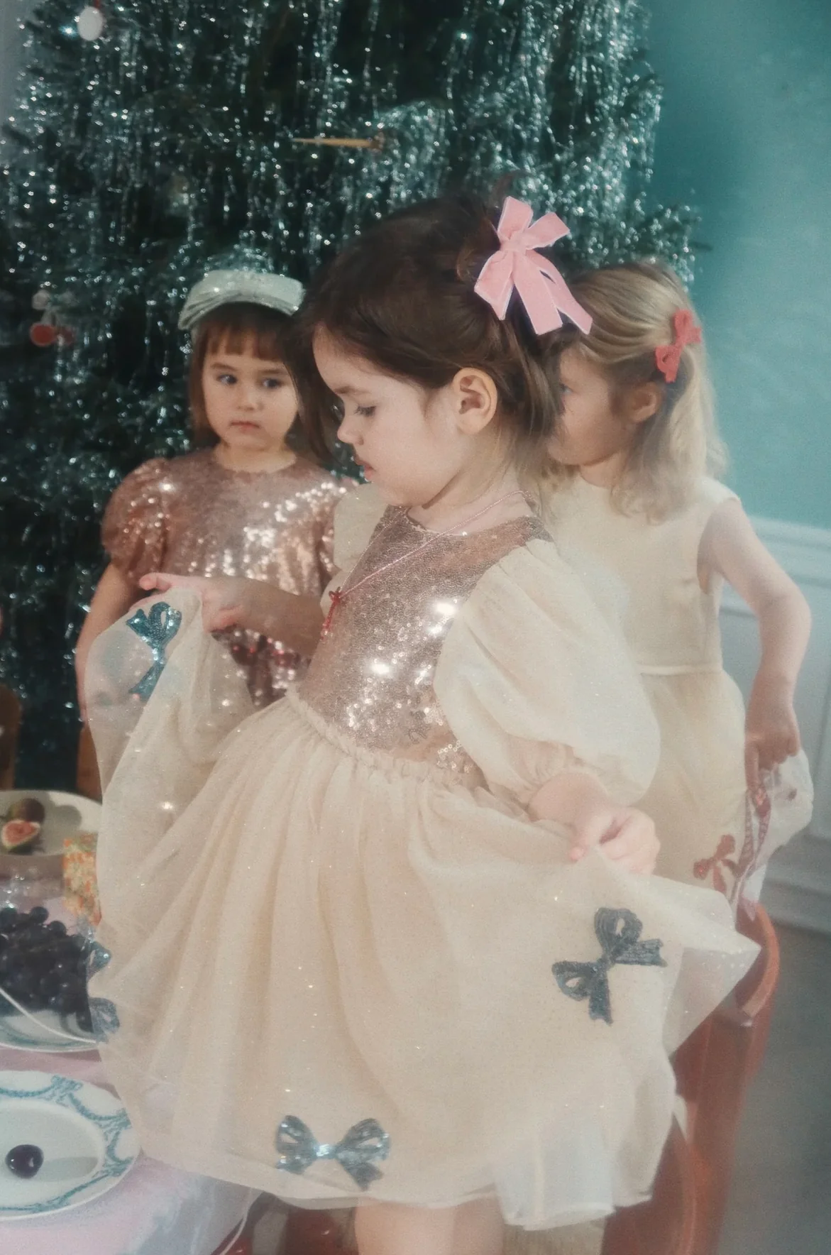 MEI DRESS: SMOKE GRAY