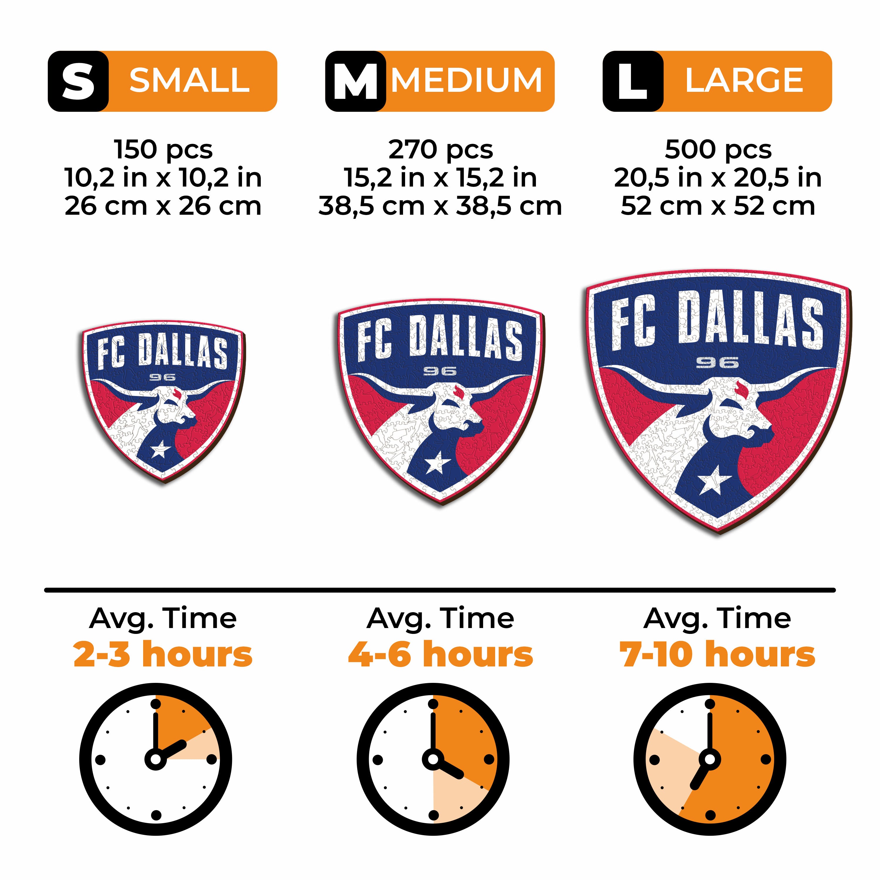 FC Dallas® Logo - Wooden Puzzle