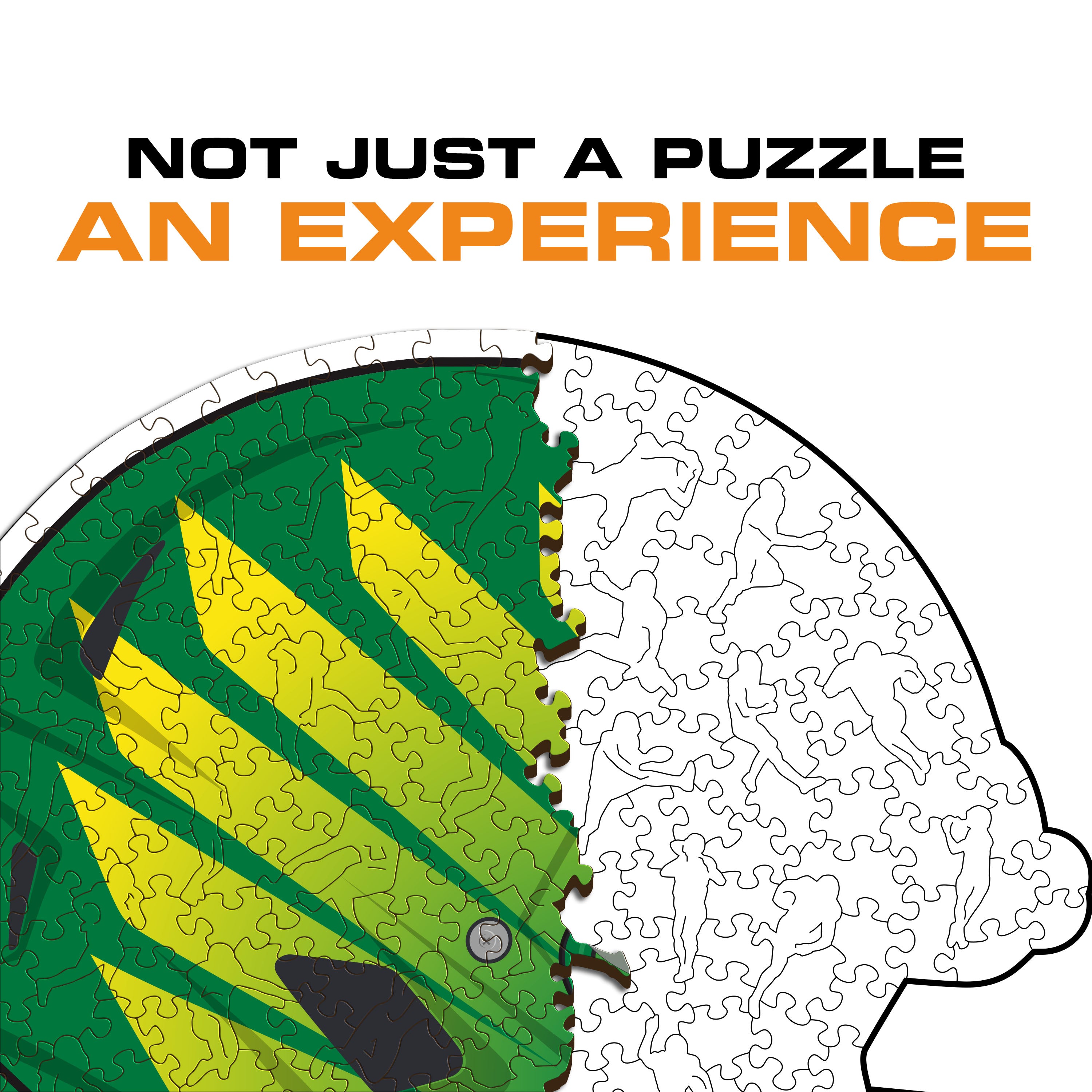 University of Oregon Helmet - Wooden Puzzle