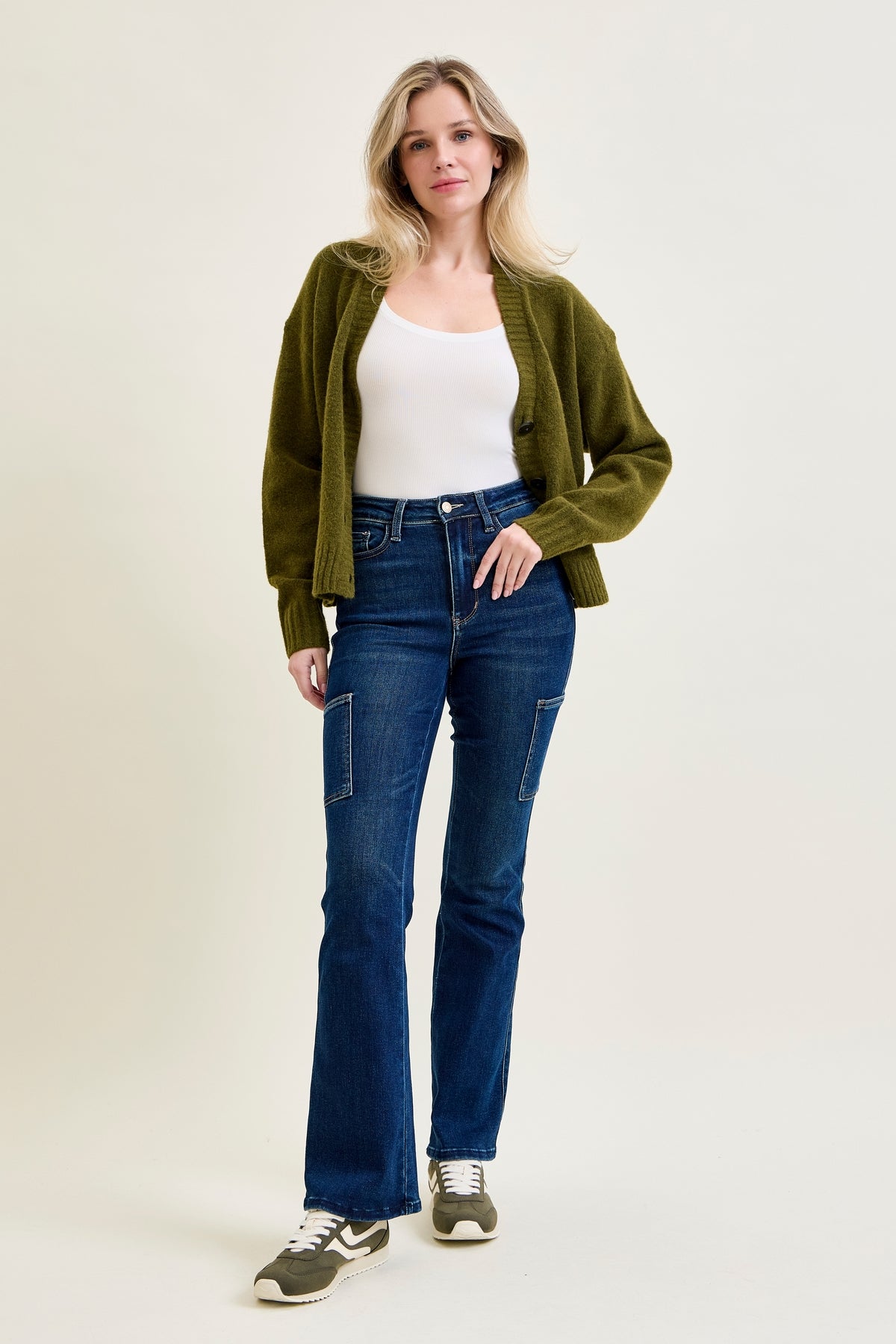 Daisy Cargo Bootcut Jeans