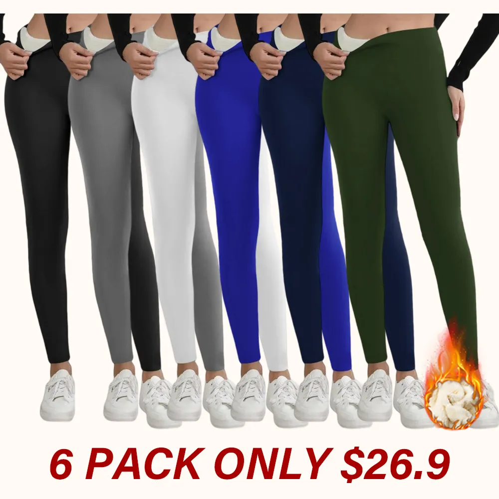 Warm and thick fleece leggings