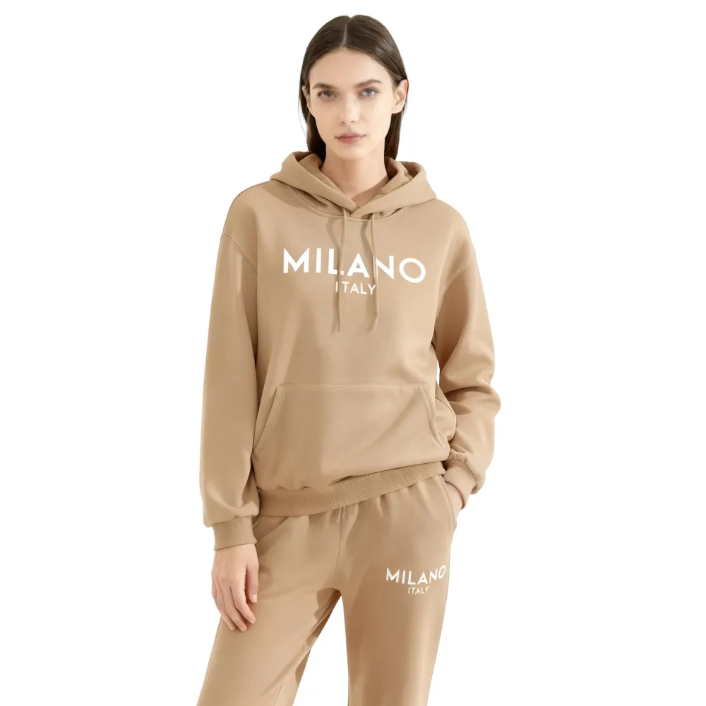 Wmen's Milano Printed Hoodie Set