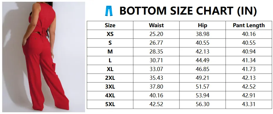 Women's Button Front V Neck Crop Tank Top & High Waist Pants Set