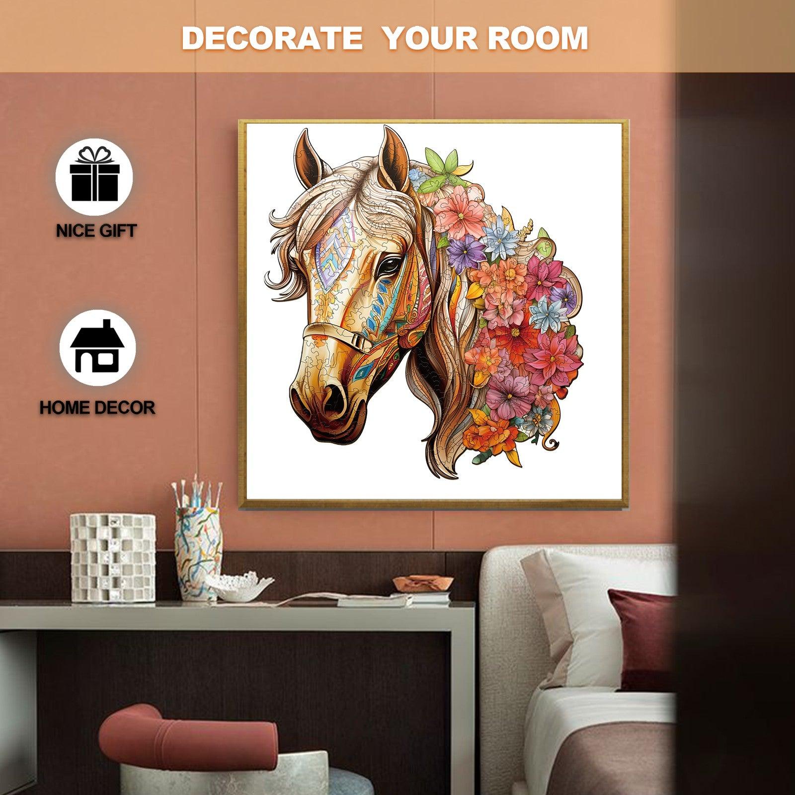 Gentle Horse Wooden Jigsaw Puzzle