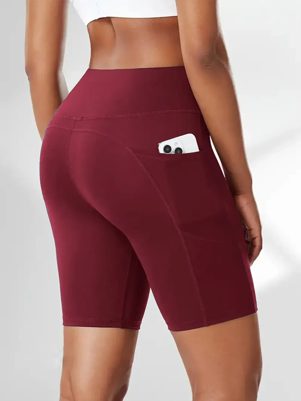 High Waist Athletic Yoga Shorts,Soft Shorts,Breathable