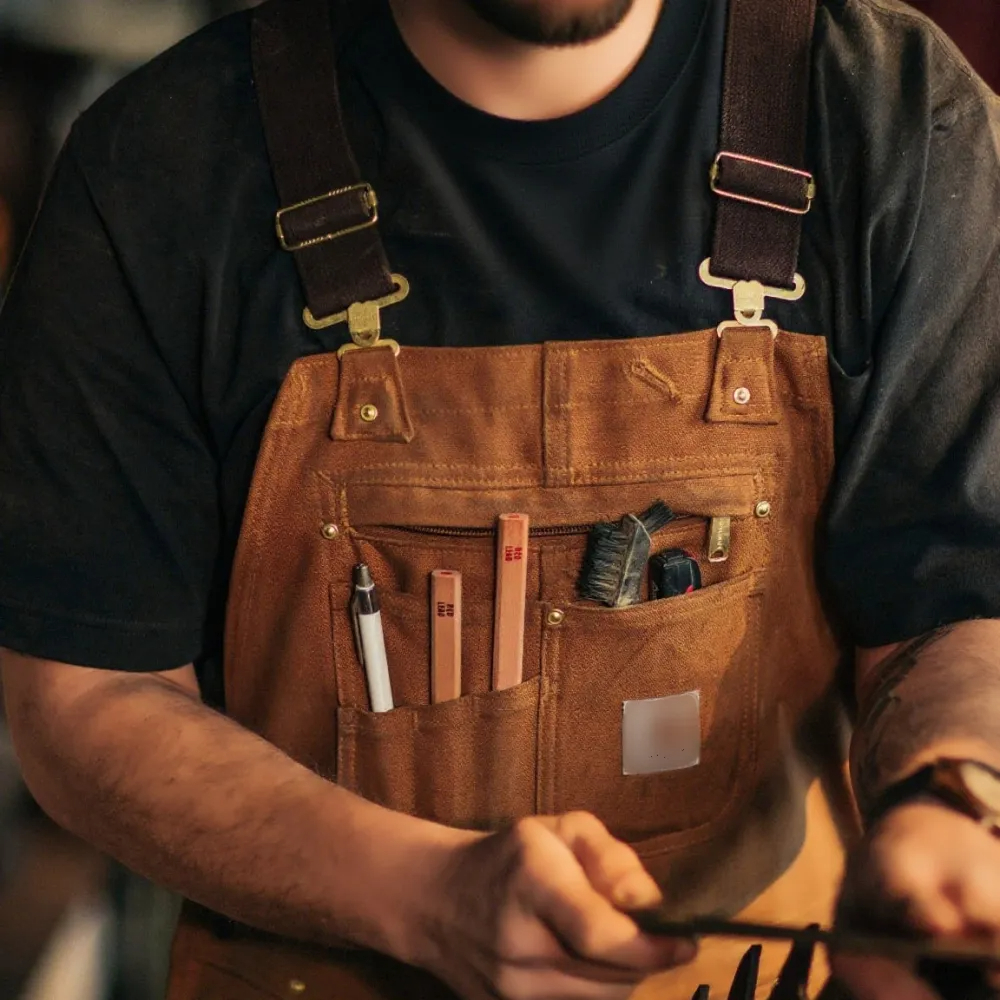 🔥Last Day Promotion!Men's Denim Bib Overalls, Workwear with Adjustable Straps and Convenient Tool Pockets