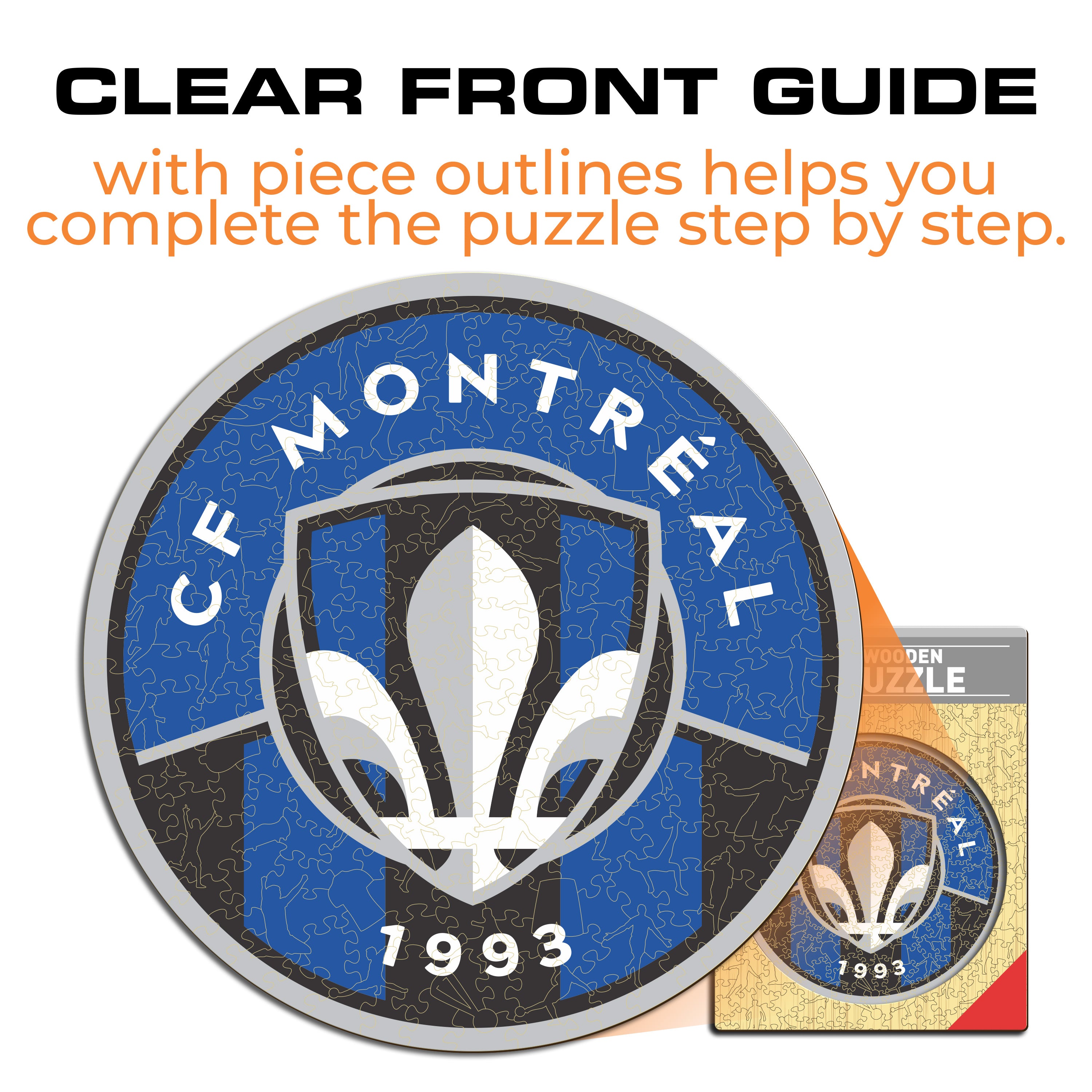 CF Montréal® Logo - Wooden Puzzle