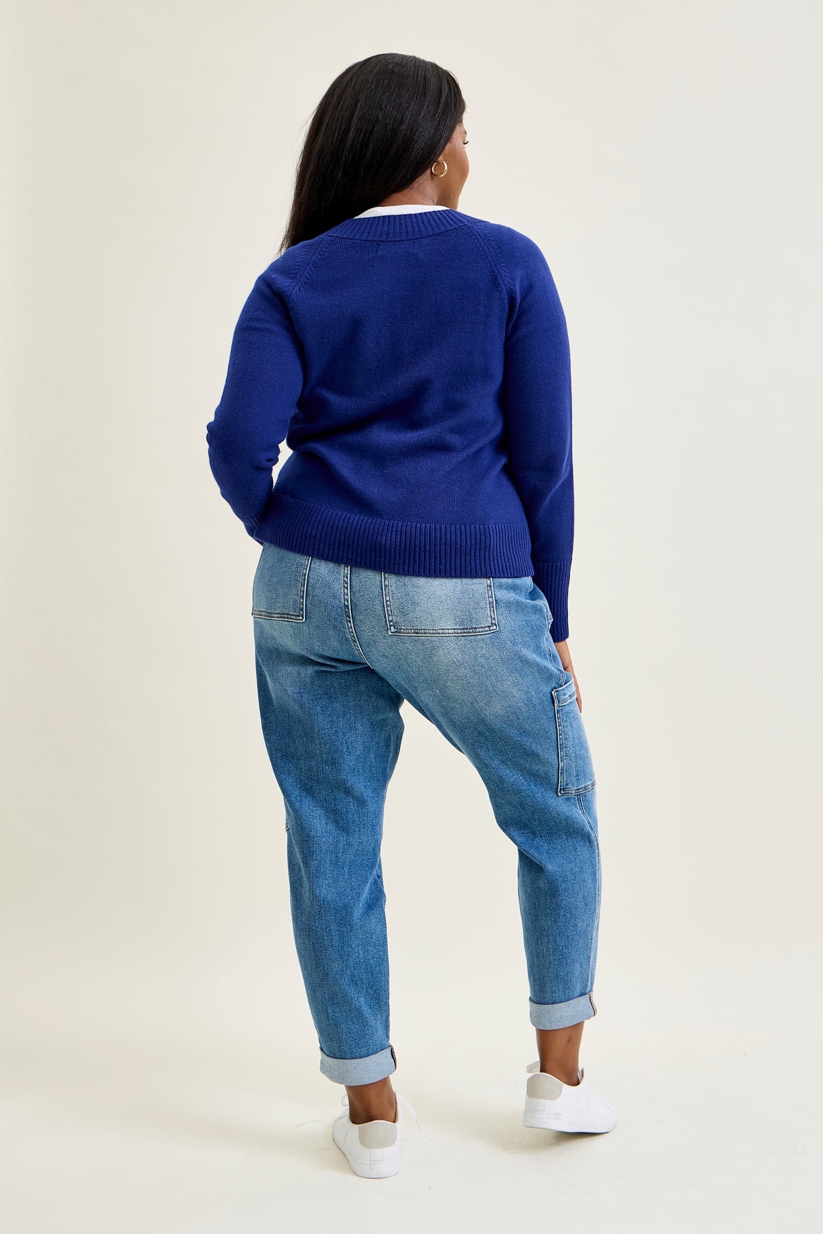 Darlene High Rise Cuffed Cargo Jogger - PLUS