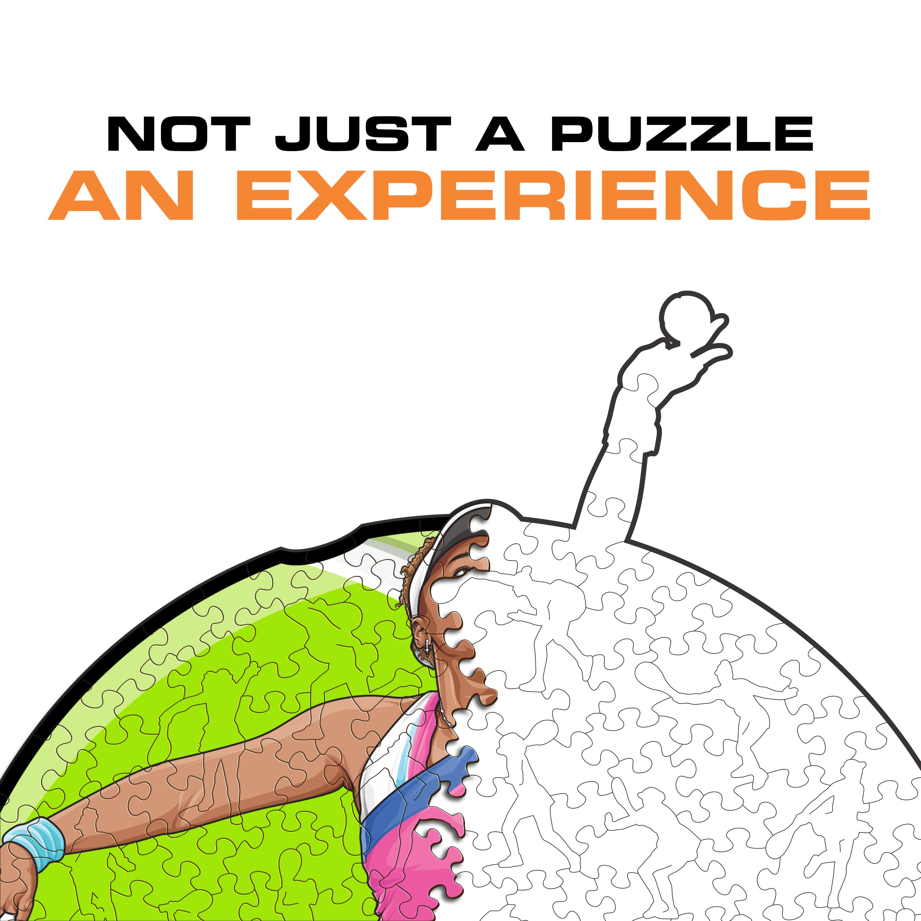 Naomi Osaka - Wooden Puzzle