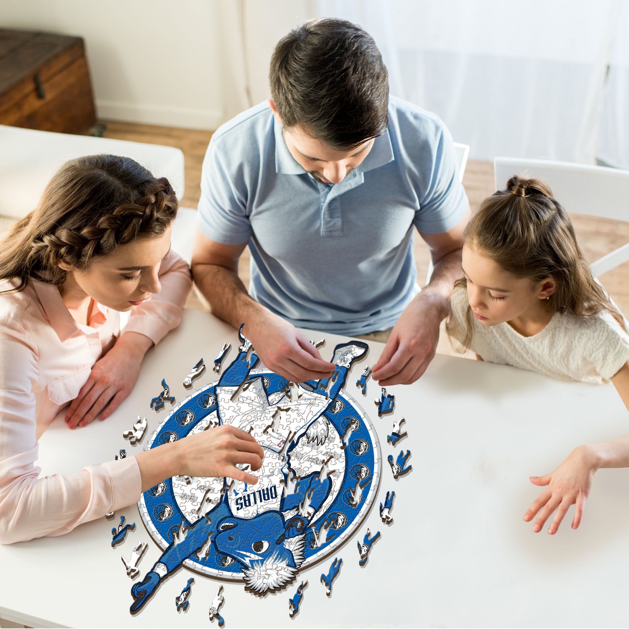 Dallas Mavericks™ Mascot - Wooden Puzzle