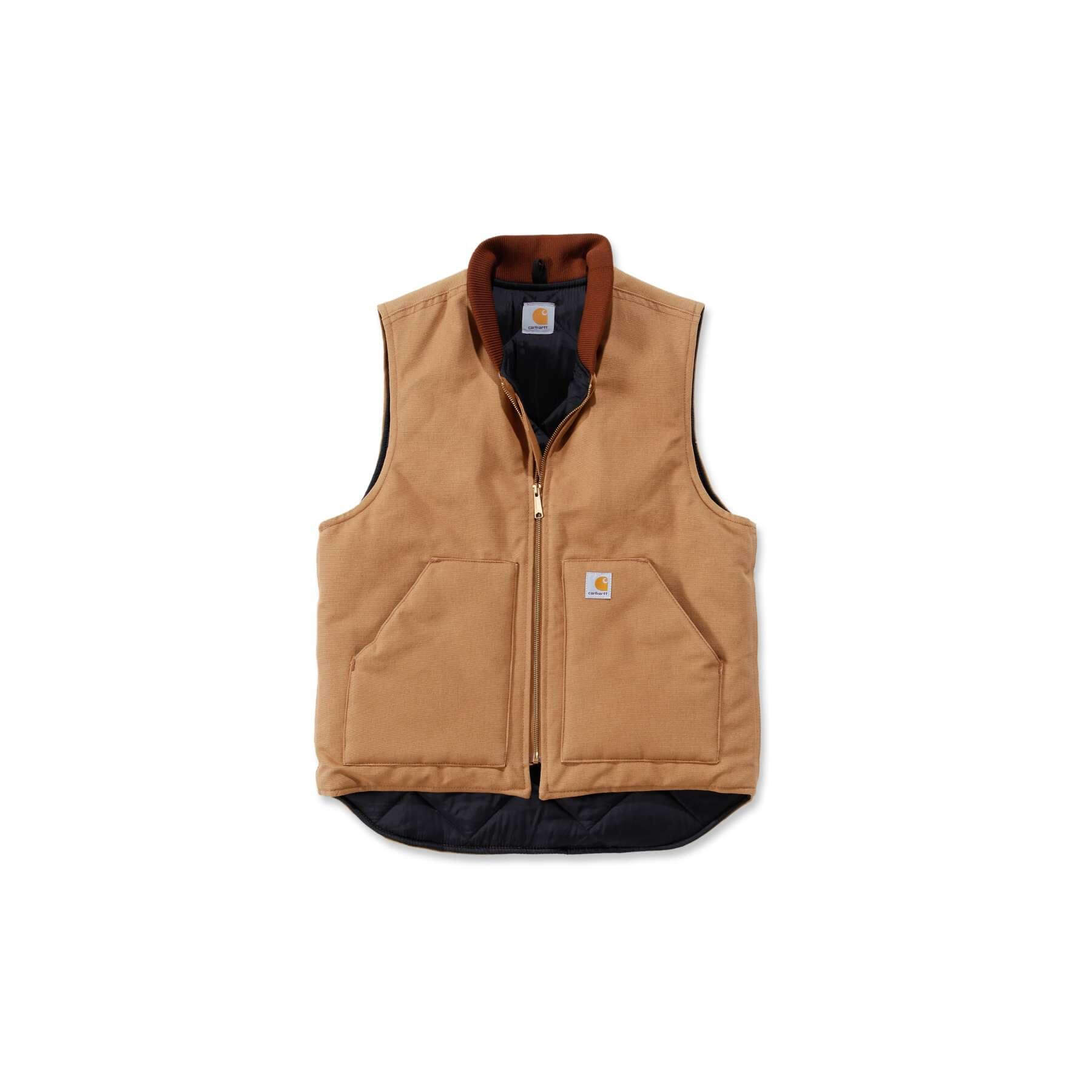 CHT Relaxed Fit Firm Duck Insulated Rib Collar Gilet Vest V01
