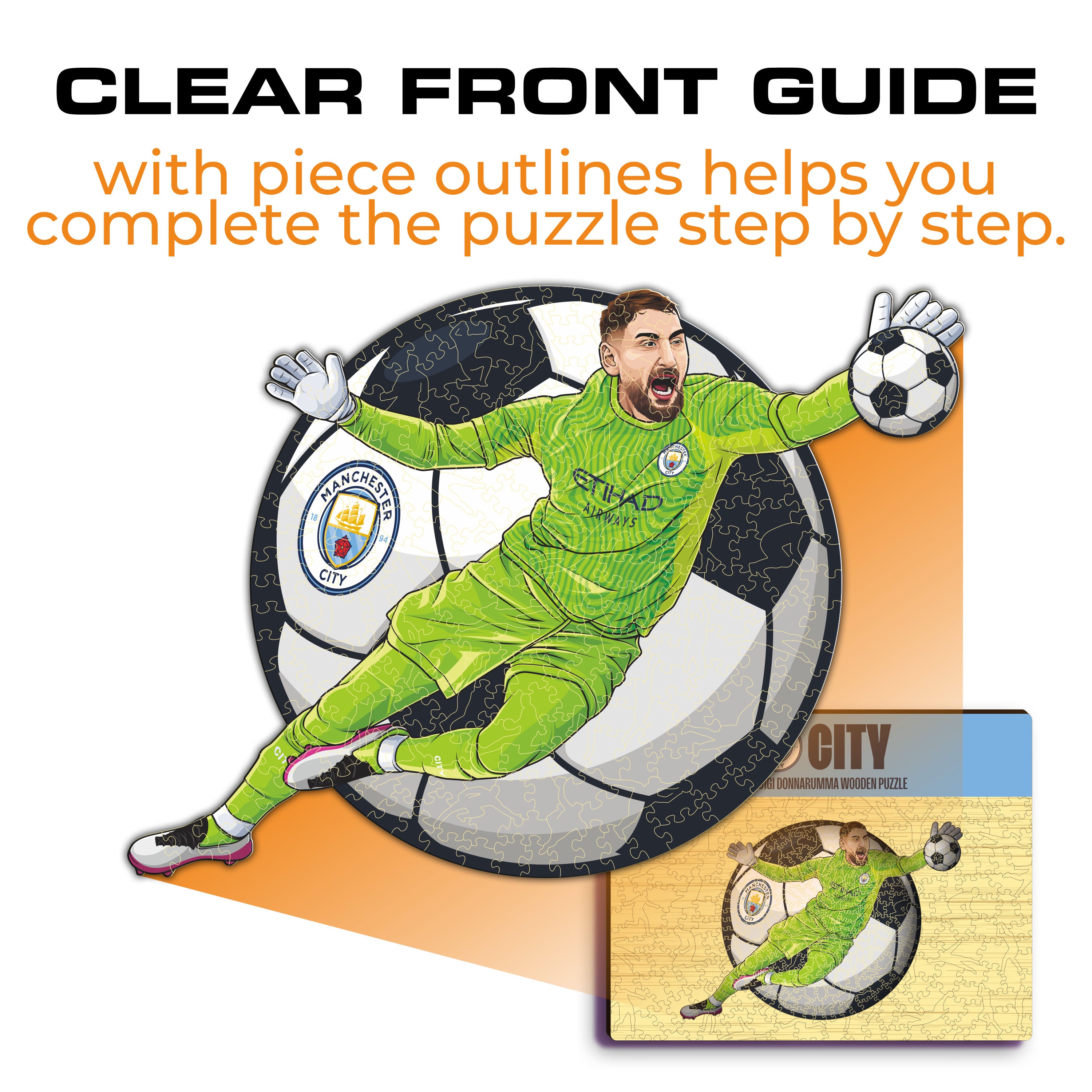 Gianluigi Donnarumma - Wooden Puzzle