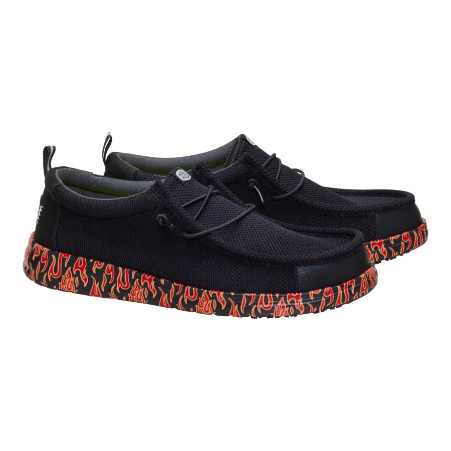 Wally Work CE Flames - Black/Salsa Red