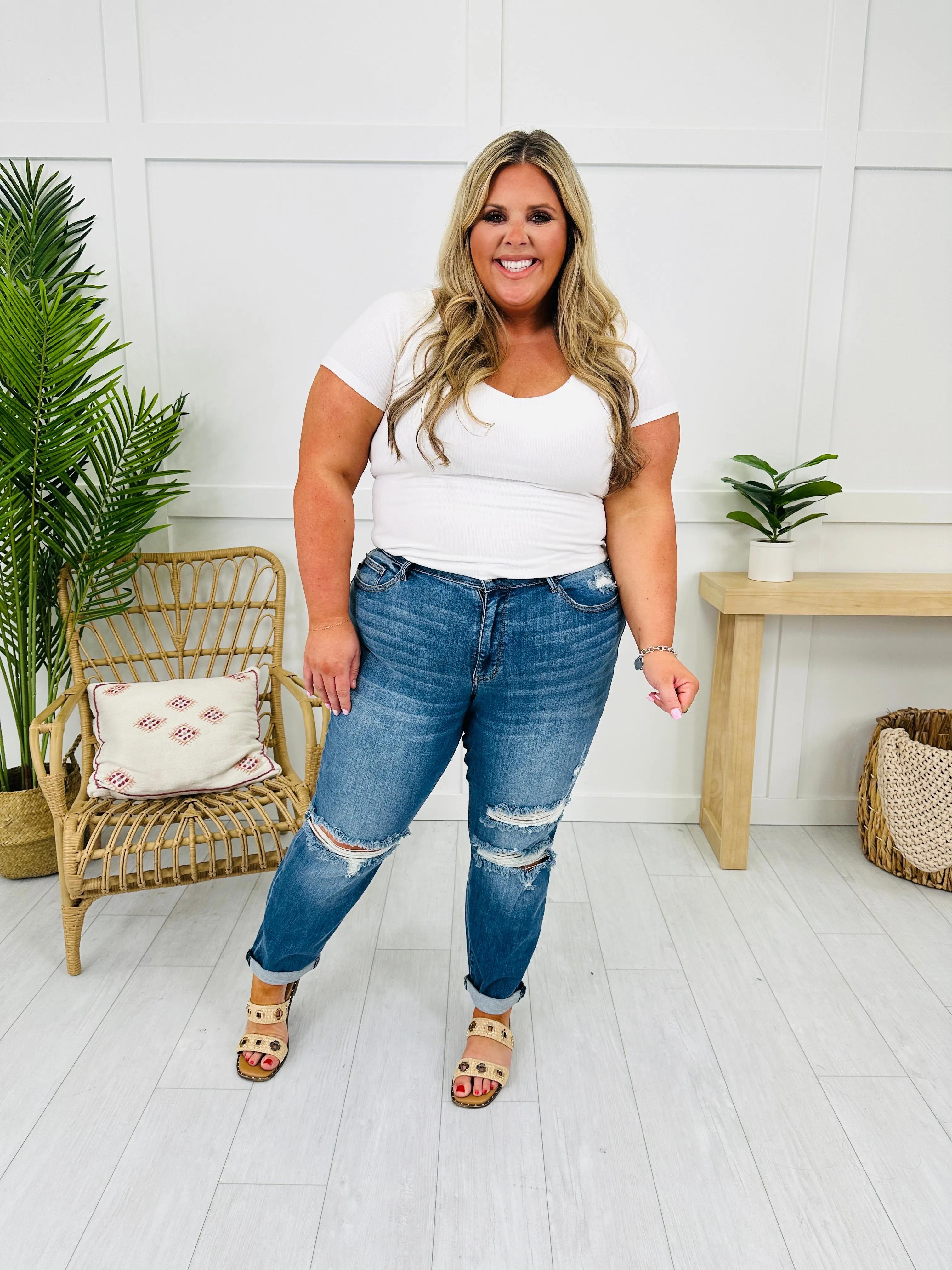 Judy Blue Vintage Revival Boyfriend Jeans