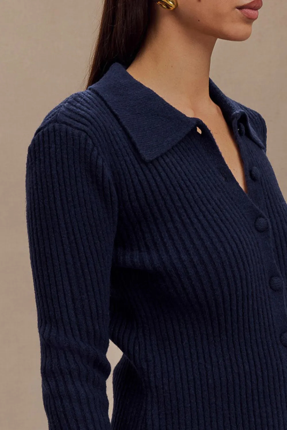 Long Sleeve Button Cardigan