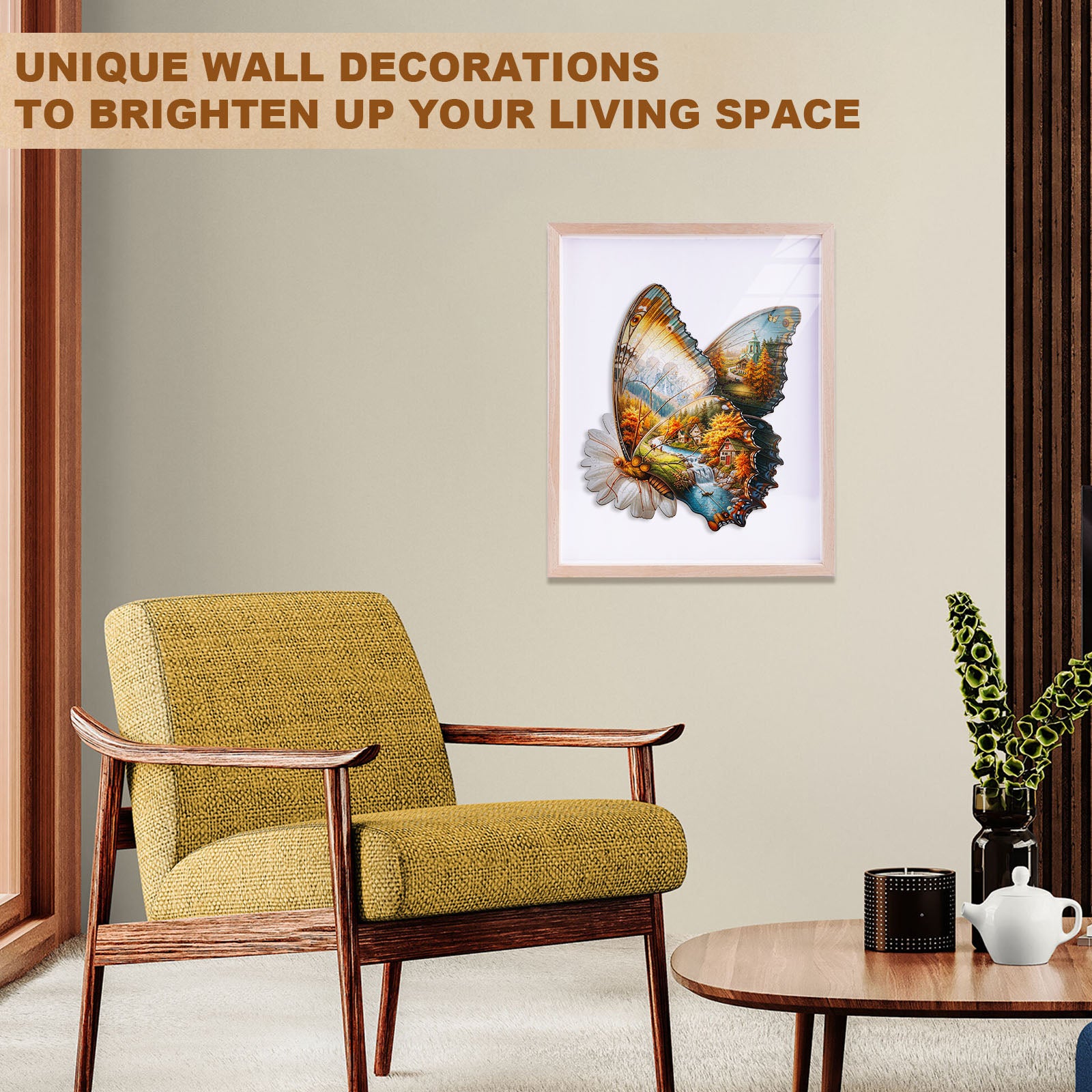 Autumn Wings Wooden Jigsaw Puzzle