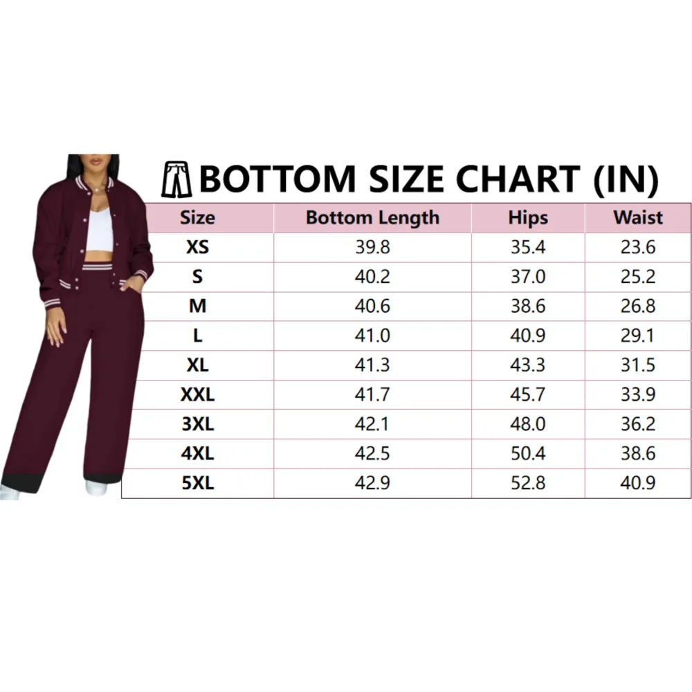 Women’s 2-Piece Baseball Jacket Set